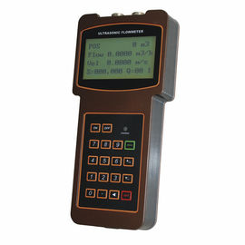 Portable Handheld Ultrasonic Flow Meter , Clamp-on Transducer Measuring Flowemeter TUF-2000H