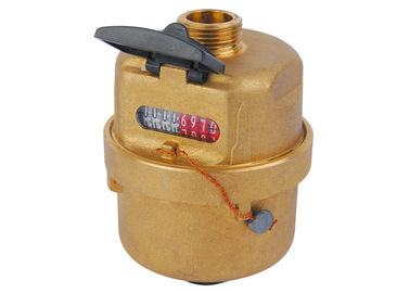 Brass Body Rotary Piston Volumetric Cold Water Meter ,ISO4064 ClassC