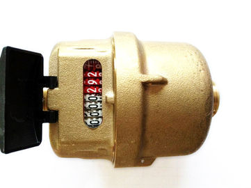 High Stability Residential Brass Small Water Flow Meter with Transmission Sensors 