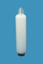 70mm / 0.10 micron Small Pleated Filter Cartridge suitable for small batch and critical liquid / gas filtration