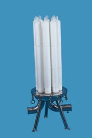 30inch / 0.45micron Single cage Liquid Filter Cartridge with Larger filtration area / PP or Glassfiber membrane