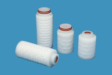 70mm / 5.0 micron Small Pleated Filter Cartridge suitable for small batch and critical liquid / gas filtration