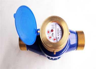 Cold Brass Water Meter With ISO 4064 Class B , BSP Thread