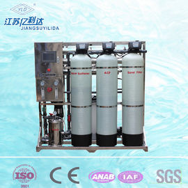 FRP Tank 500LPH Desalination Reverse Osmosis Waste Water Treatment Plant For Home