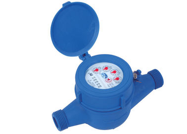 Plastic Nylon Multi-jet Residential Water Meters Dry Dial For Cold Water