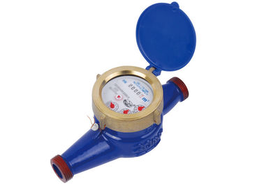 DN50mm Cold Multi Jet Inline Water Meter With Brass Couplings