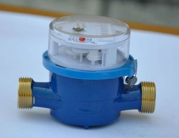 Single Jet Water Meter External Device Brass Body
