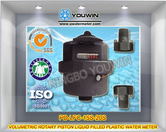 Volumetric Rotary Piston Liquid Filled Plastic Water Meter