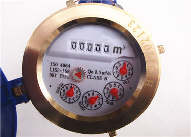 Vane Wheel Dry Dial Vertical Water Meter , Clear Reading and Easy Install