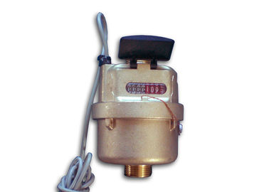 Automatic Rotary Piston Water Meter , Impulse Water Meters for Cold
