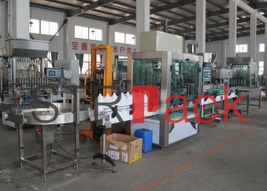 Chlorine Detergent Bottle Filling Line , electronic liquid filler Machine