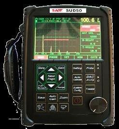 Portable Ultrasonic Digital Flaw Detector Microprocessor-Based