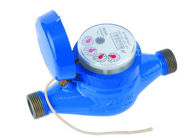 Dry Dial Multi Jet Remote Reading Water Meter , Portable Water Flow Meter