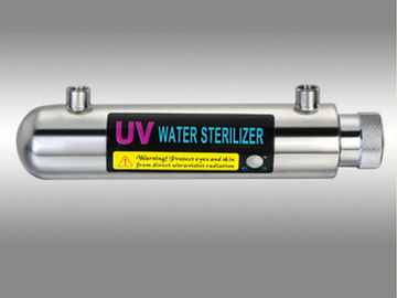 Residential UV Ultraviolet Sterilizer For Water Purifier , SS 304 Housing