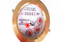 Brass Multi Jet Water Meter / Hot Water Meter With Magnetic drive