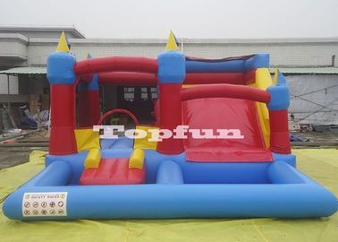 20ft Inflatable 4 in 1 Combo Jumping Castle Jump And Slide With Plastic Ball Pit