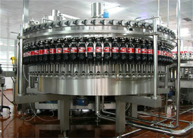 Soft Drink / Soda Water Carbonated Drink Production Line Washing Filling and Rotary Capping Machine