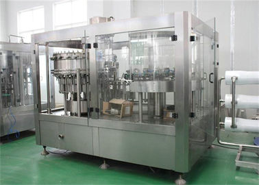 Soft Drink / Soda Water Carbonated Drink Production Line Washing Filling and Rotary Capping Machine