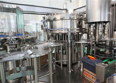 Soft Drink / Soda Water Carbonated Drink Production Line Washing Filling and Rotary Capping Machine