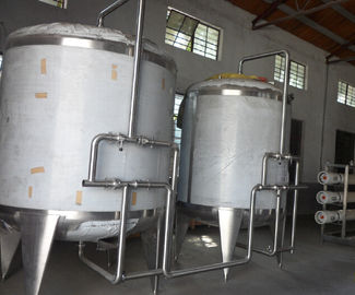 Food Industrial Water Treatment Equipment Stainless Steel Water Tanks for Beverage Plant